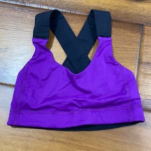 purple lululemon sports bra